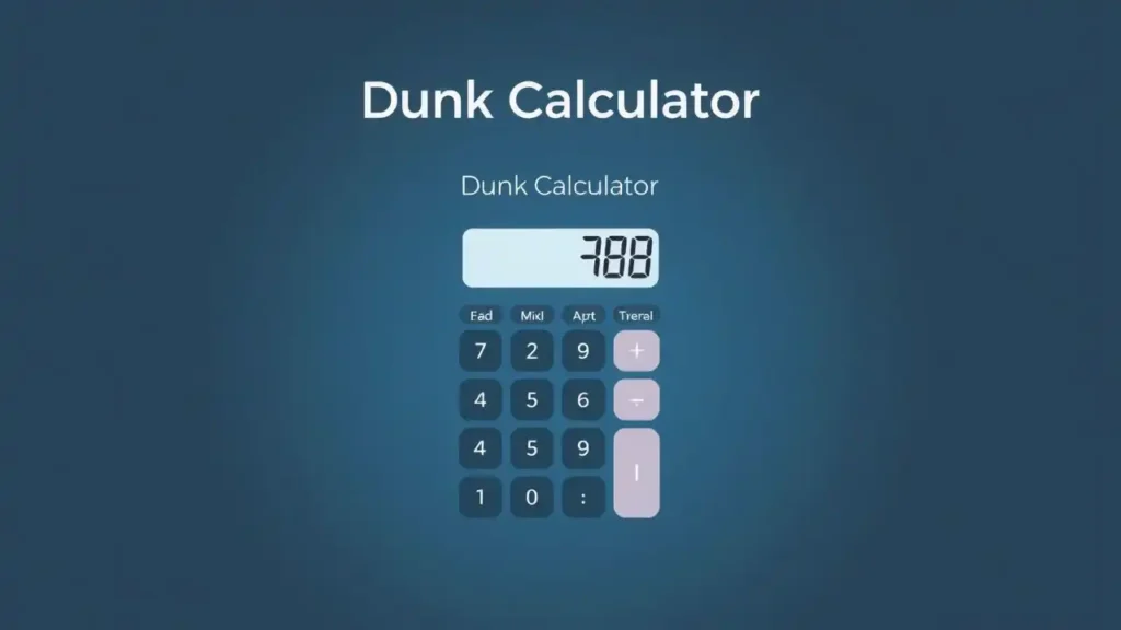 Dunk Calculator