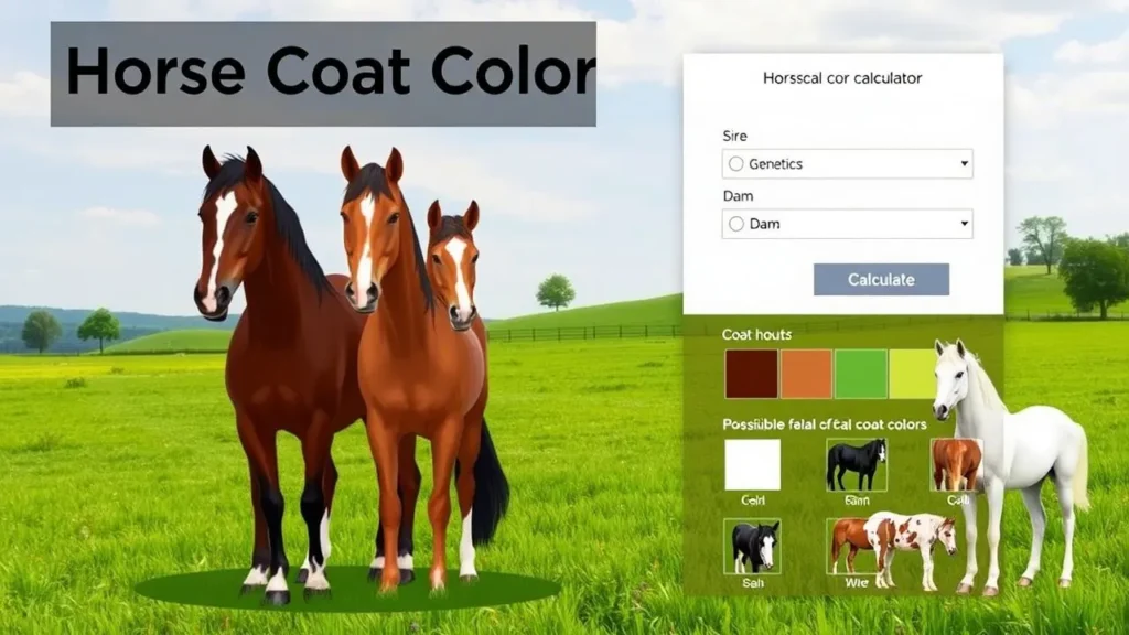 free horse coat color calculator