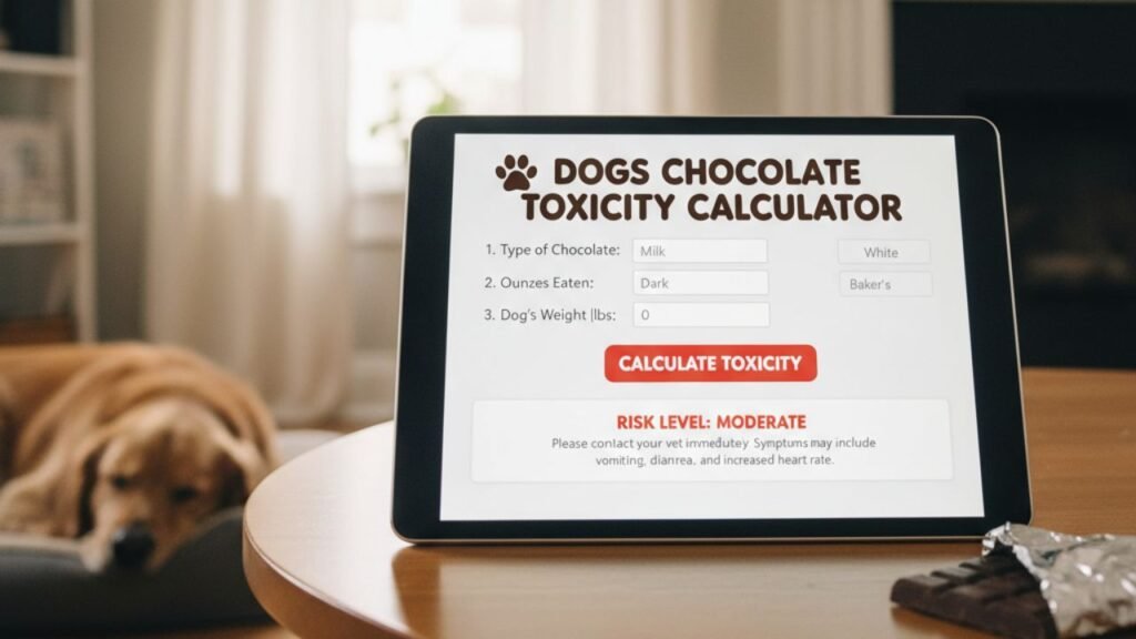 Dogs Chocolate Toxicity Calculator Updated 2025