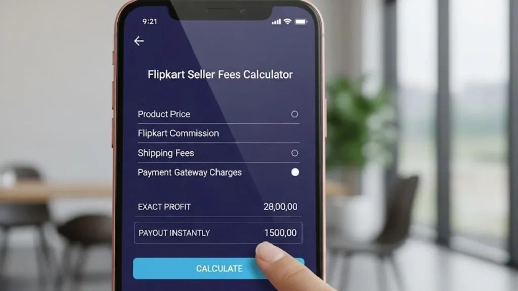 flipkart seller fees calculator