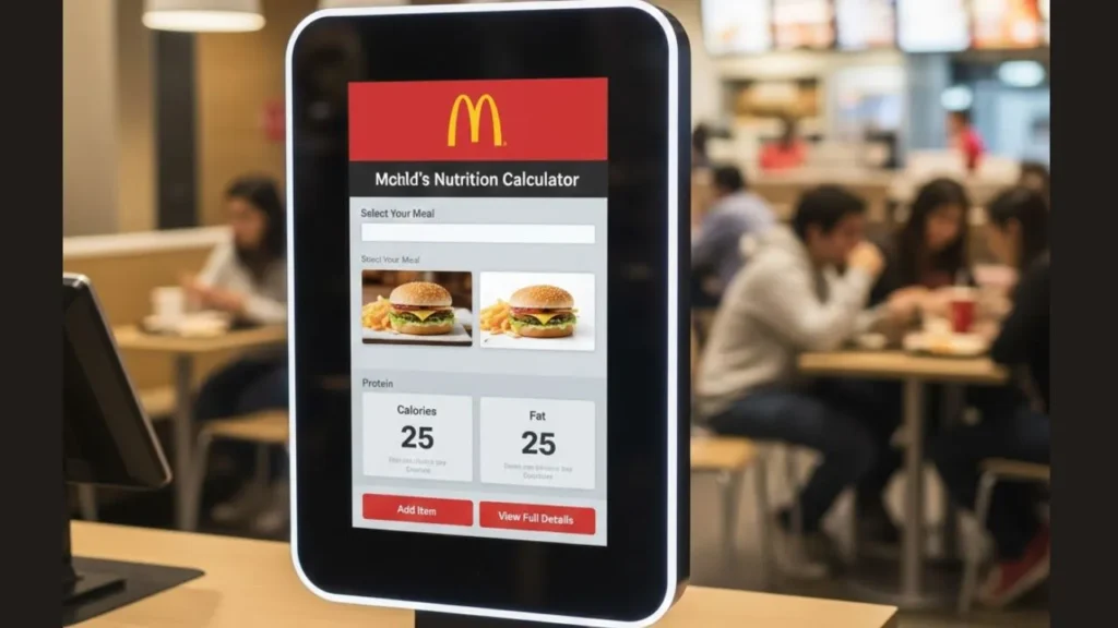 McDonald Nutrition Calculator