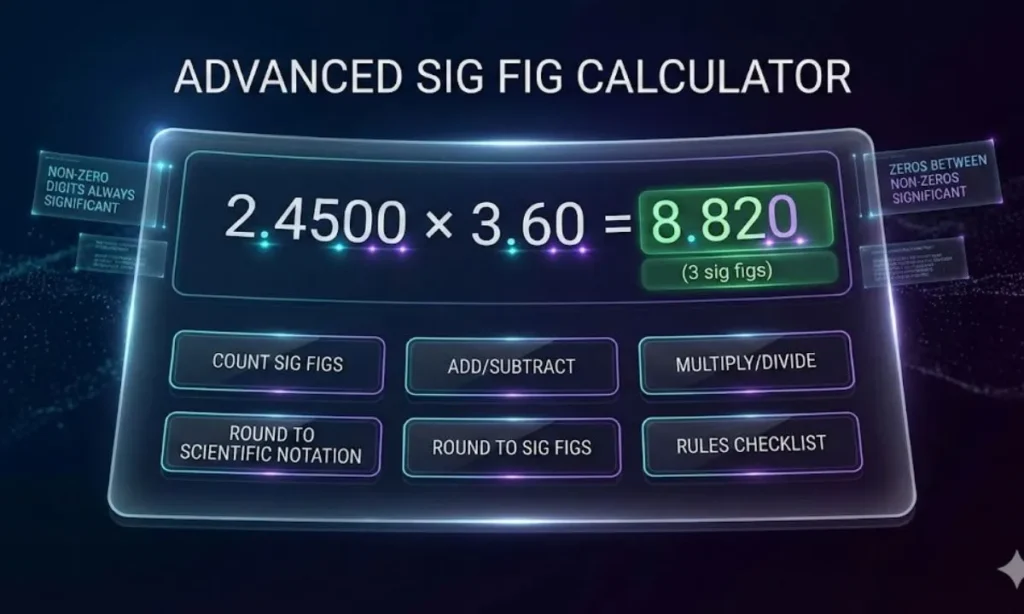 Significant Figures Calculator
